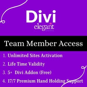 Divi Theme Team Member Subscription