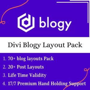 Divi Blogy – Blog and Post Layouts Lifetime