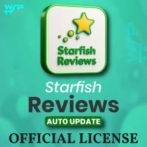 Starfish Reviews WordPress Review Generation Plugin Official License with Auto Update available at WP Shop BD
