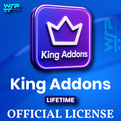 King Addons Elementor Addons WordPress Plugin Lifetime Official License available at WP Shop BD