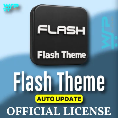 Flash Pro WordPress Theme with official license and auto update